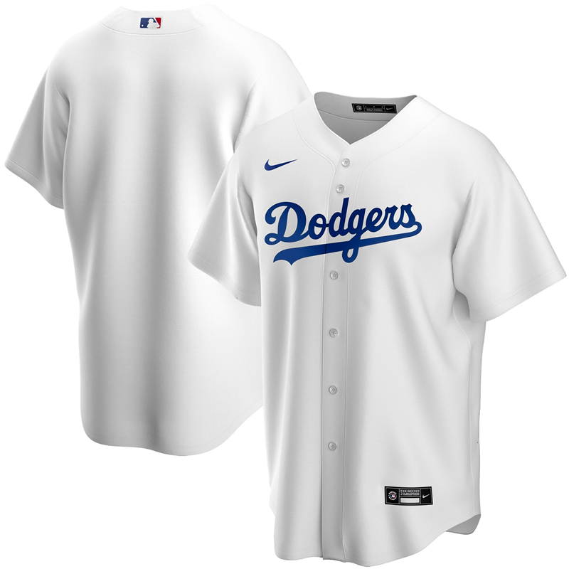 2020 MLB Youth Los Angeles Dodgers Nike White Home 2020 Replica Team Jersey 1